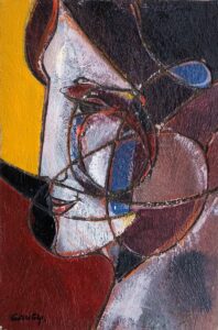 Profile à la Gauguin (Portrait in the Style of Gauguin)