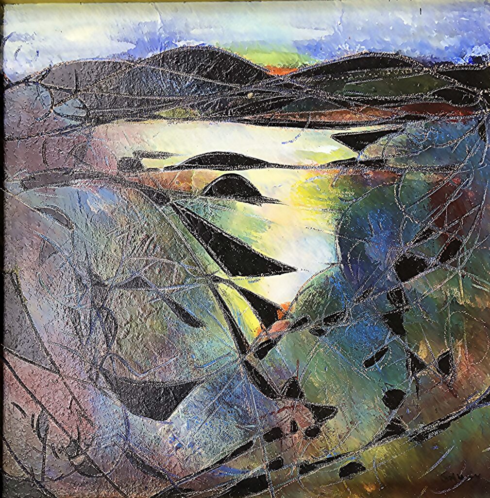 Paysage Bleuté (blue-tint countryside), 2012